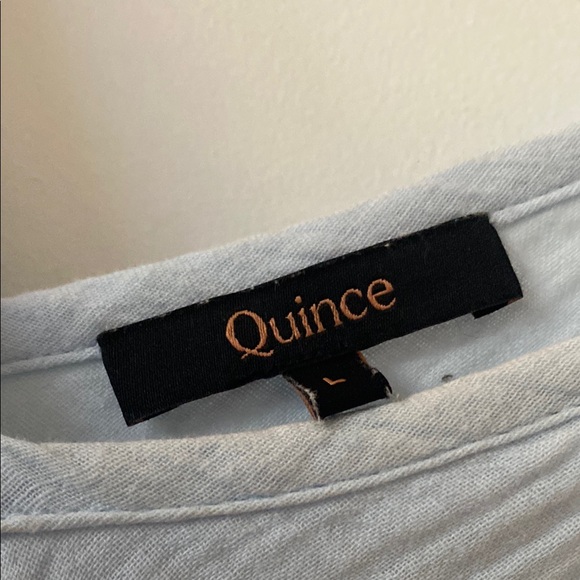 Quince Light Blue Sleeveless Maxi Dress - size L - Picture 3 of 3